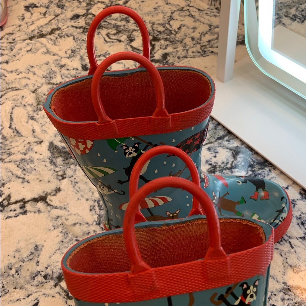 Hatley Kids' Red Rain Boots Size 8 - Picture 11 of 11